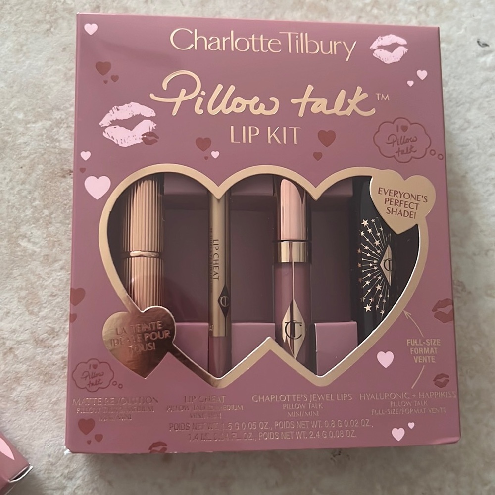 ❤️‍🔥NWT CHARLOTEE TILBURY Pillow talk lip kit ❤️‍🔥